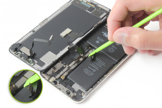 جداسازی صفحه نمایش آیفون X