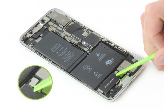 تعویض بلندگوی خارجی آیفون X