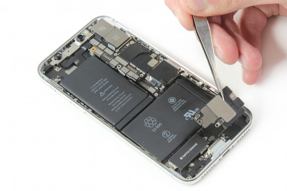 تعویض بلندگوی خارجی آیفون X