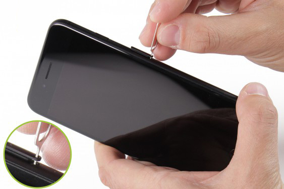 تعویض خشاب سیم کارت ایفون 7 پلاس