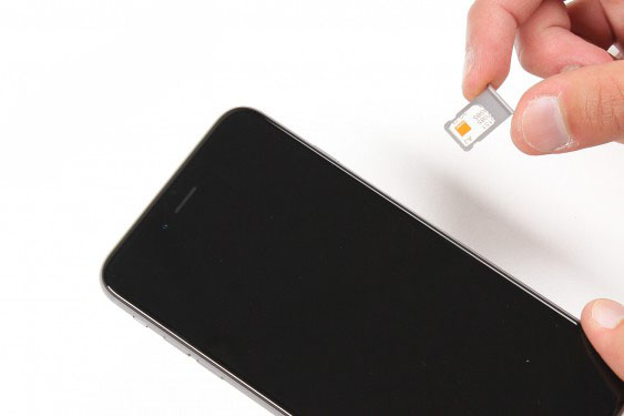 تعویض خشاب سیم کارت آیفون 6 پلاس