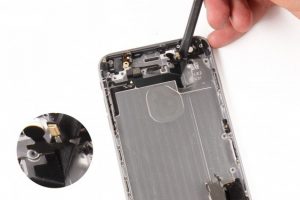 تعویض فلت کلید پاور آیفون 6 پلاس