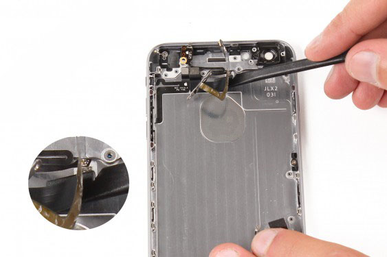 تعویض فلت کلید پاور آیفون 6 پلاس