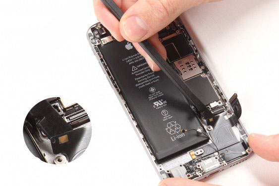 تعویض کانکتور شارژ آیفون 6