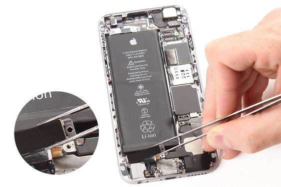 تعویض کانکتور شارژ آیفون 6