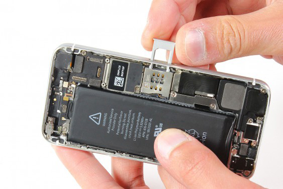 تعویض اهرم خشاب سیم کارت آیفون 5 اس