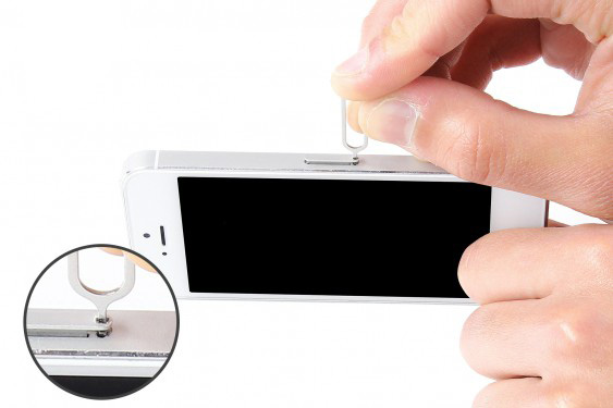 تعویض خشاب سیم کارت آیفون 5 اس