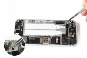 تعویض دکمه سایلنت آیفون 5 اس