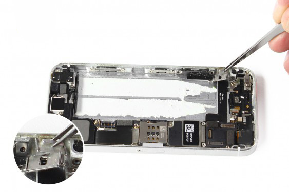 تعویض دکمه سایلنت آیفون 5 اس