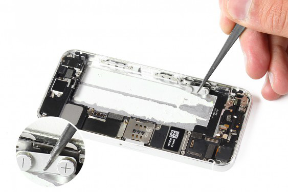 تعویض دکمه های صدا آیفون 5 اس