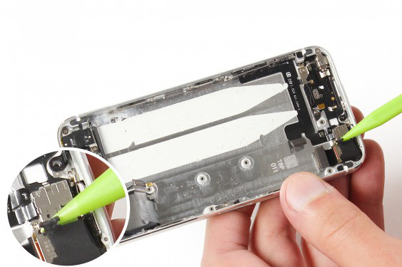 تعویض دکمه پاور آیفون 5 اس