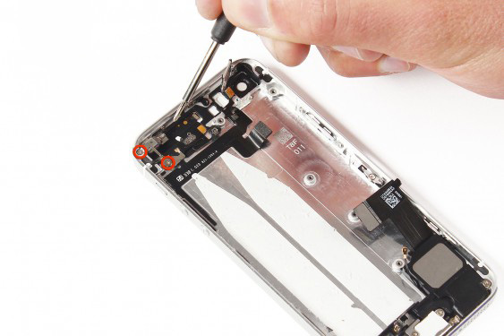 تعویض فلت کلید پاور و ولوم آیفون 5 اس