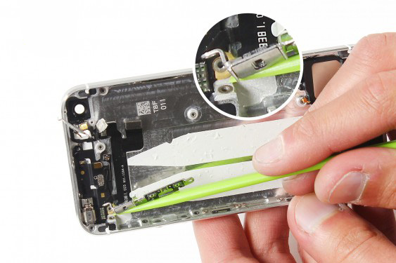 تعویض فلت کلید پاور و ولوم آیفون 5 اس