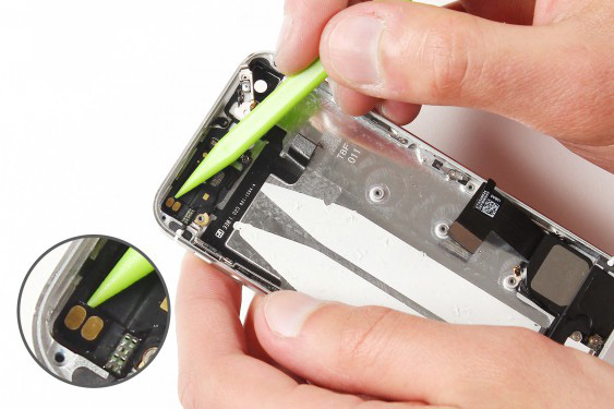 تعویض فلت کلید پاور و ولوم آیفون 5 اس