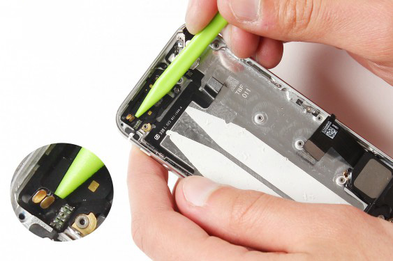 تعویض فلت کلید پاور و ولوم آیفون 5 اس