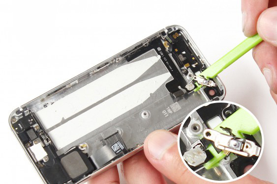 تعویض فلت کلید پاور و ولوم آیفون 5 اس