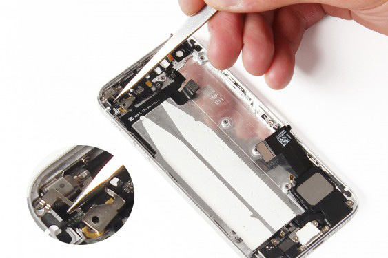 تعویض فلت کلید پاور و ولوم آیفون 5 اس