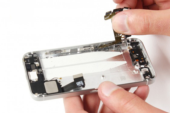 تعویض فلت کلید پاور و ولوم آیفون 5 اس