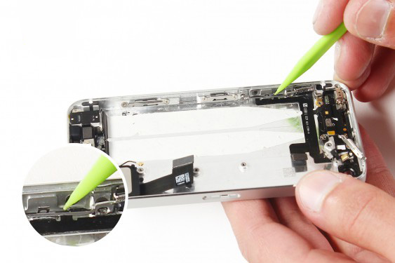 تعویض فلت کلید پاور و ولوم آیفون 5 اس