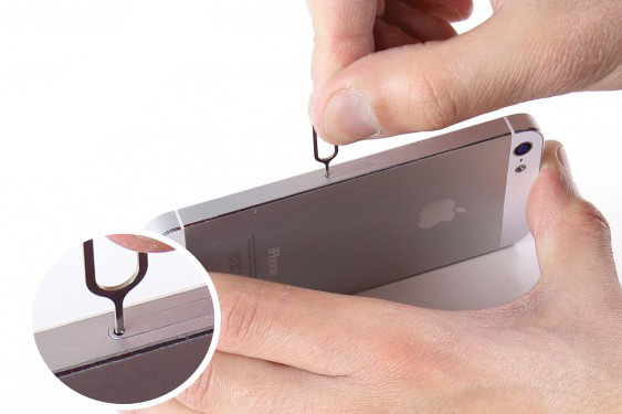 تعویض خشاب سیم کارت آیفون 5