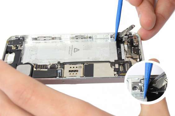 تعویض دکمه ولوم آیفون 5