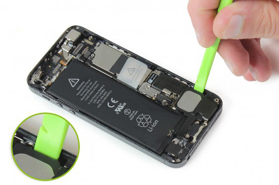 تعویض اسپیکر خارجی آیفون 5