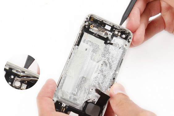 تعویض دکمه پاور آیفون 5