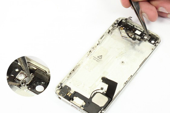 تعویض فلت کلید پاور آیفون 5