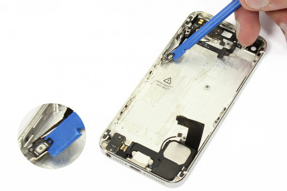 تعویض فلت کلید پاور آیفون 5