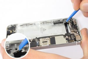 تعویض دکمه سایلنت آیفون 5