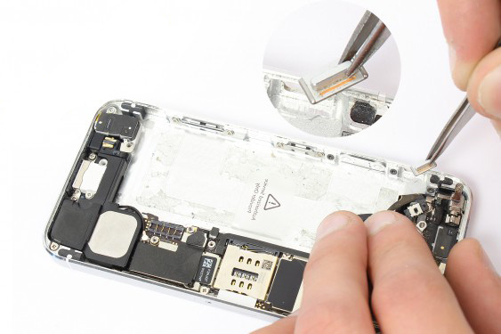 تعویض دکمه سایلنت آیفون 5