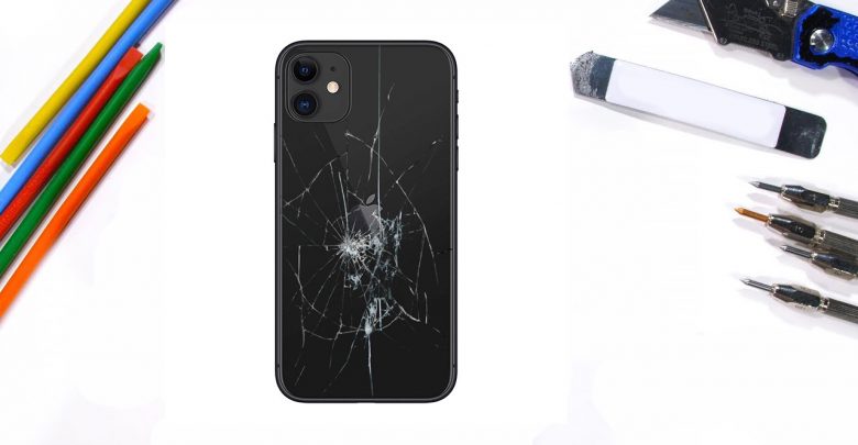 تعویض بک گلس آیفون 11